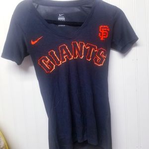 Women’s SF Giants Nike V-neck Tee Size XS